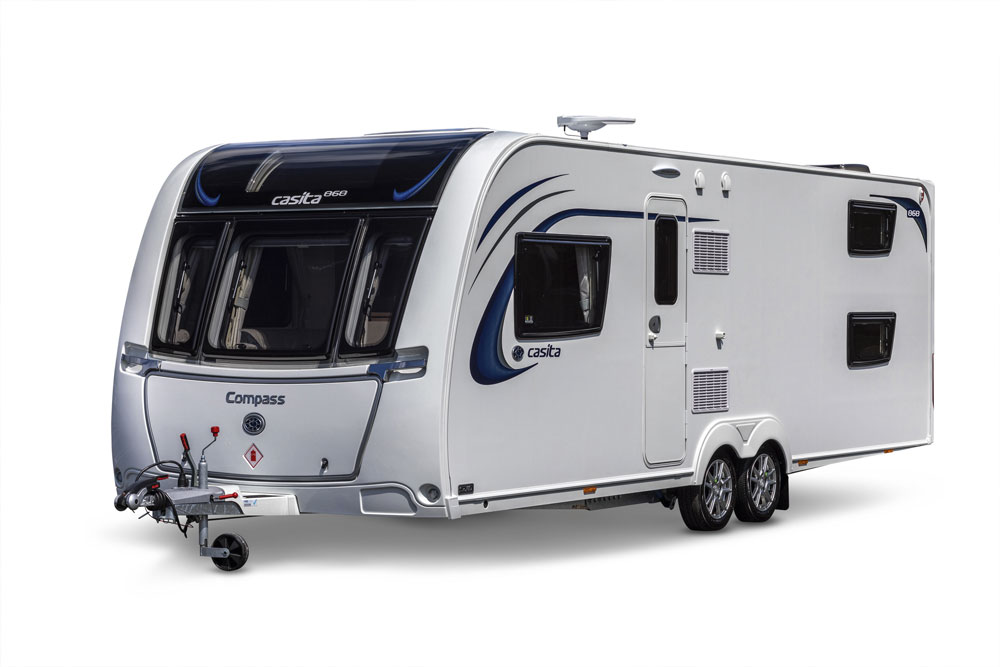 The Compass Casita 868 caravan