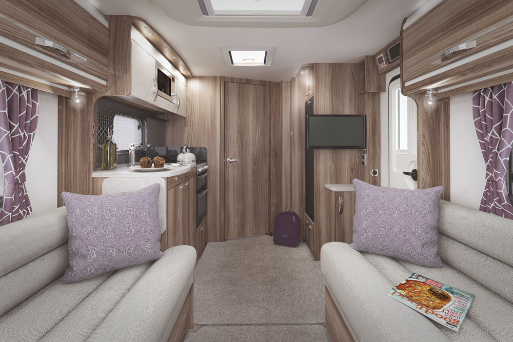 Inside the Swift Challenger X caravan