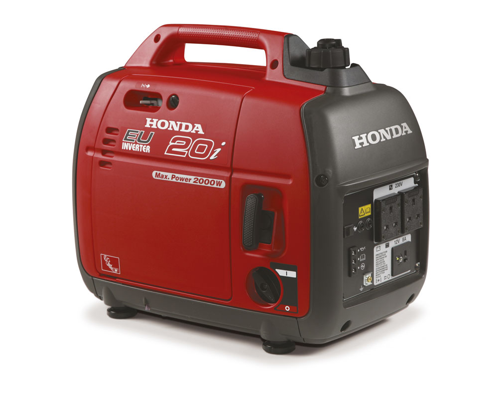 This Honda 2000l unit is a sophisticated inverter generator model for the motorhome