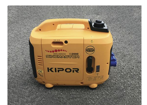 The Kipor Sinemaster is a mid-price generator suitable for use in a motorhome The Kipor Sinemaster is a mid-price generator suitable for use in a motorhome
