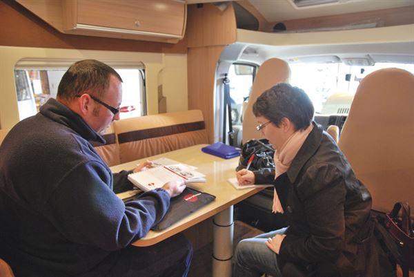 Collecting your motorhome is an important process