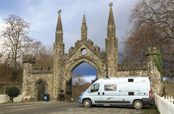 The campervan parked in Kenmore - picture courtesy of Felicity Martin