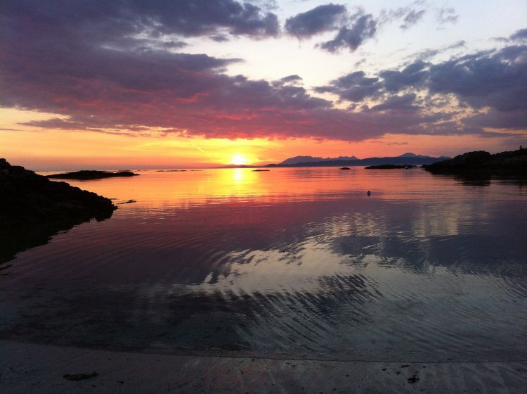 Sunset near Arisaig Sunset near Arisaig
