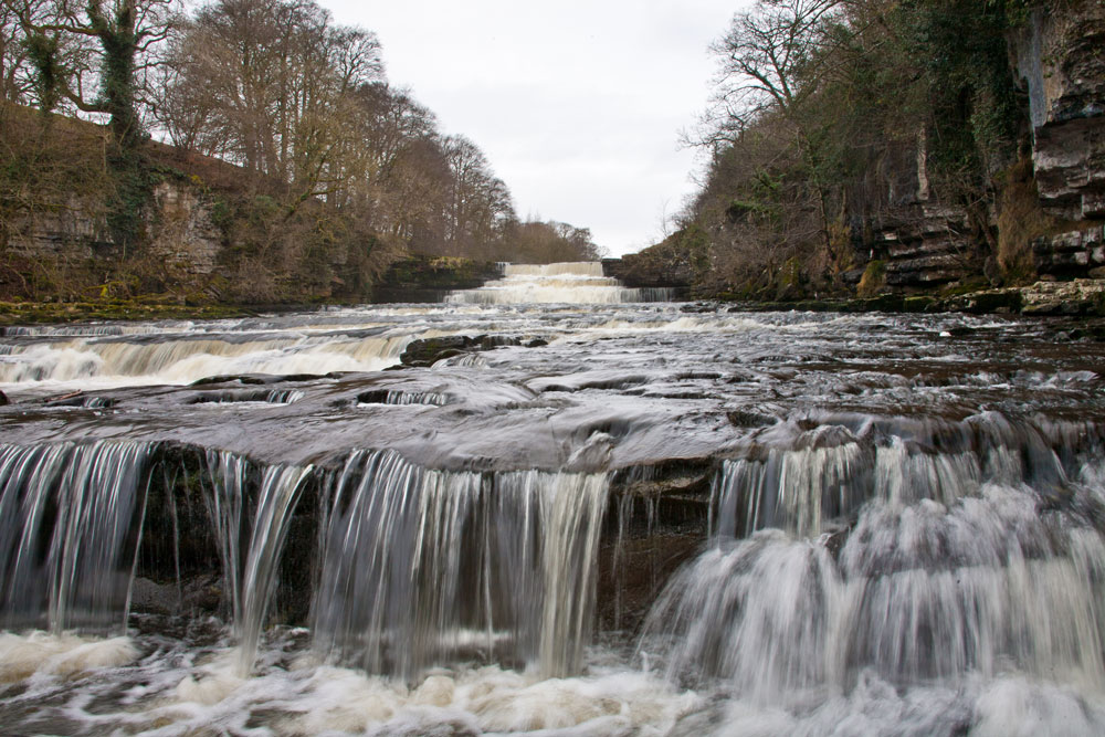 Aysgarth falls in the Yorkshire Dales