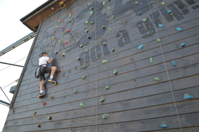 Rock wall climbing Rock wall climbing