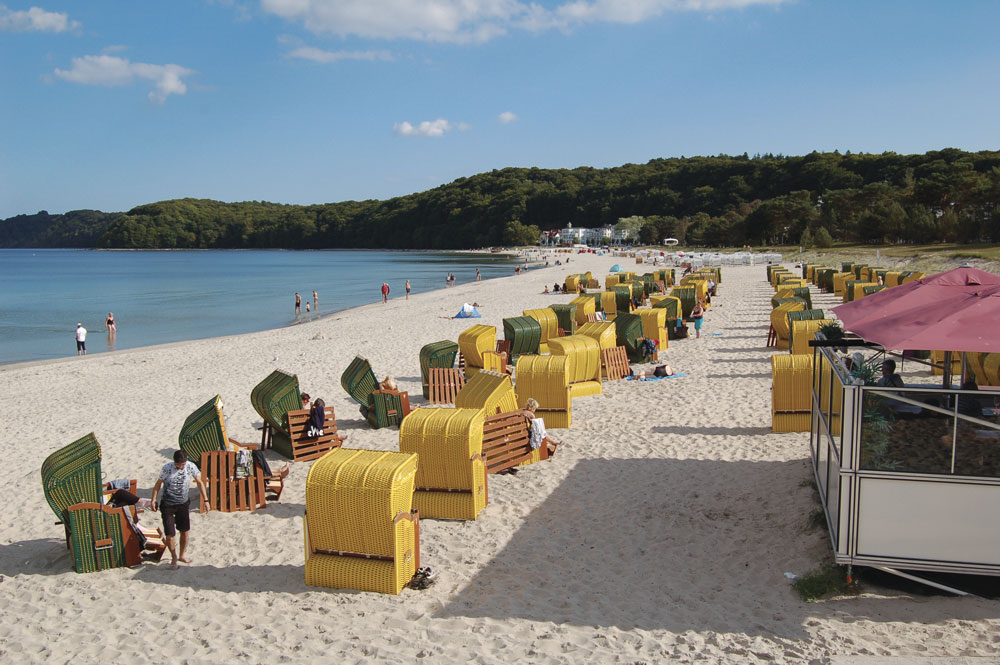 The seafront at Binz, in Rugen