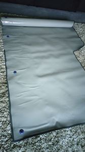 An extra protective layer was added where it tucks under the awning carpet