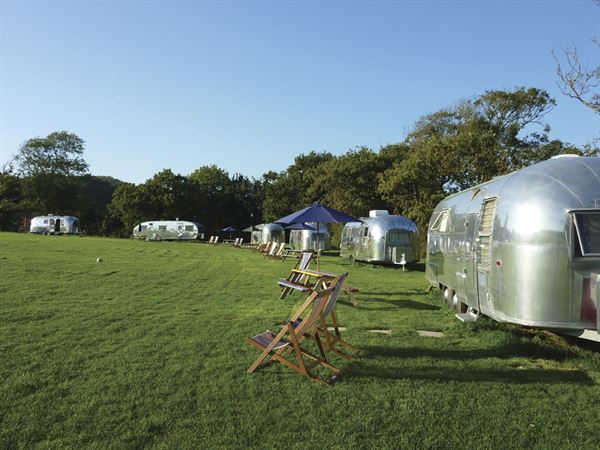 Vintage Vacations - a campsite for quirky caravans on the Isle of Wight