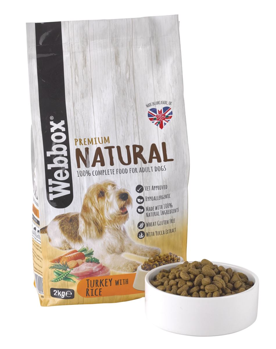 Webbox Natural Turkey & Rice Complete Dry Dog