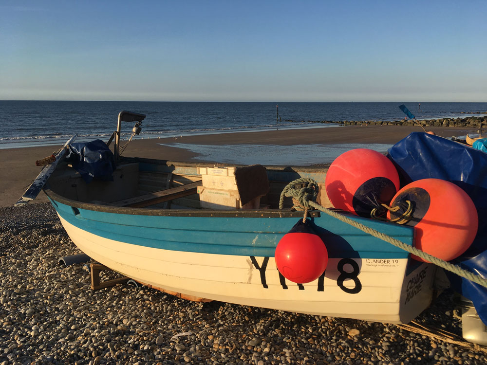 The beach at Sheringham