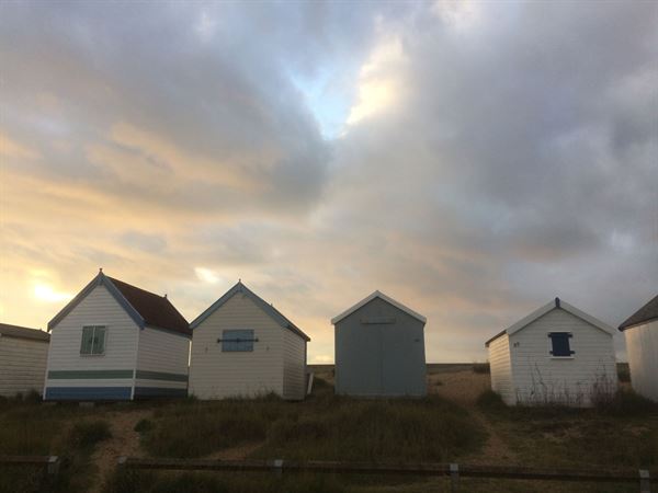 Beach huts along the Norfolk coast Beach huts along the Norfolk coast