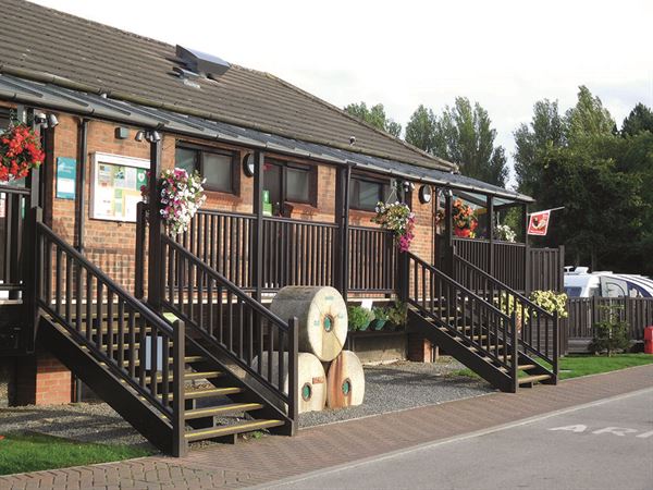 The York Rowntree Park Caravan and Motorhome Club site 