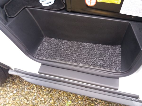 Custom making a carpet for your motorhome step is easy