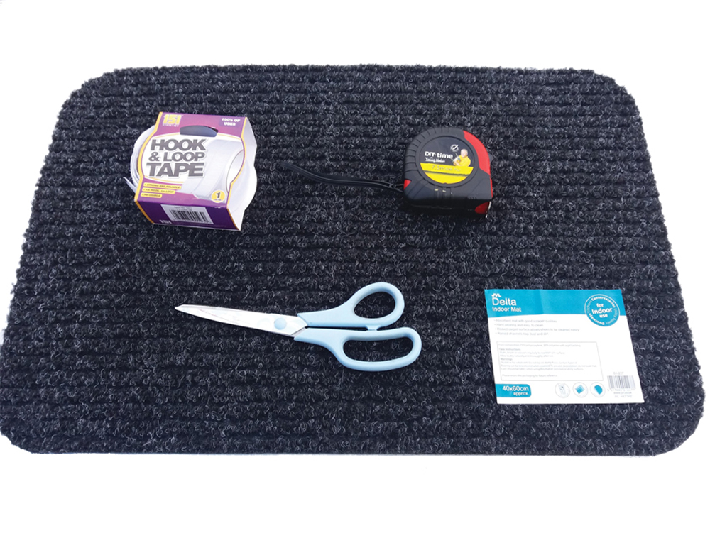 The tools and materials needed for this motorhome project