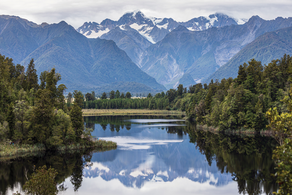 The View of Views at Lake Matheson, near Fox Glacier