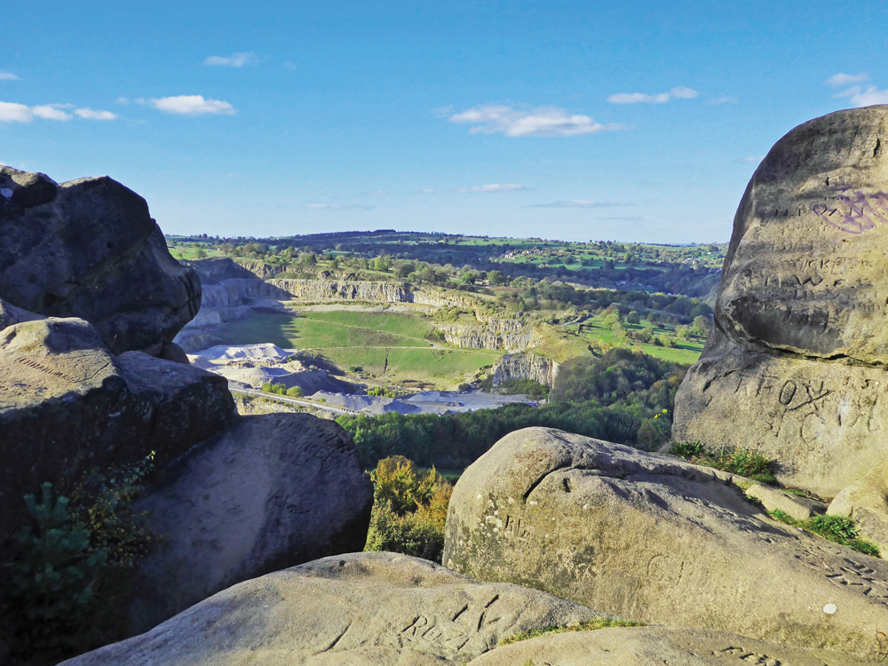 The Derwent Valley from Black Rocks on the High Peak Trail