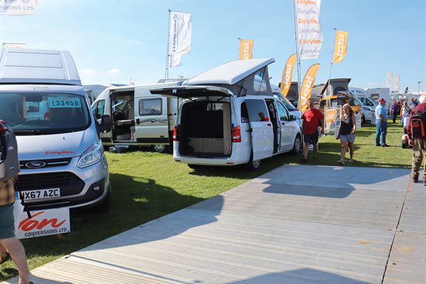 Buying a motorhome at a show is one option when it comes to choosing your next or first model