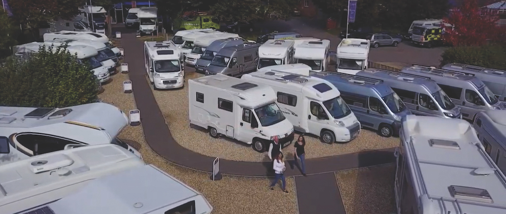 Somerset Motorhome centre forecourt