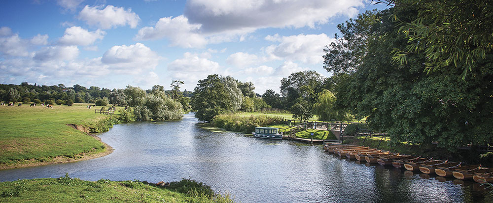 The River Stour at Dedham The River Stour at Dedham