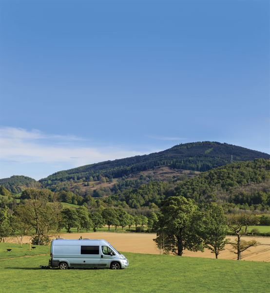 The custom-converted Fiat Ducato campervan 