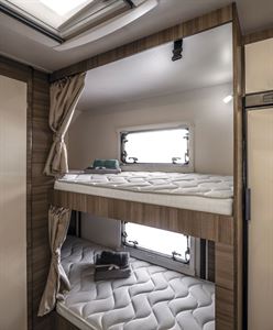 Bunk beds in Rimor's Evo Sound