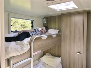 Bunk beds are a great feature for caravanning families Bunk beds are a great feature for caravanning families