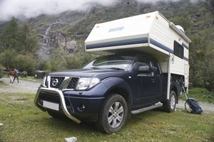 Alf's Northstar dismountable, that sat on top of a Nissan Navara pick-up