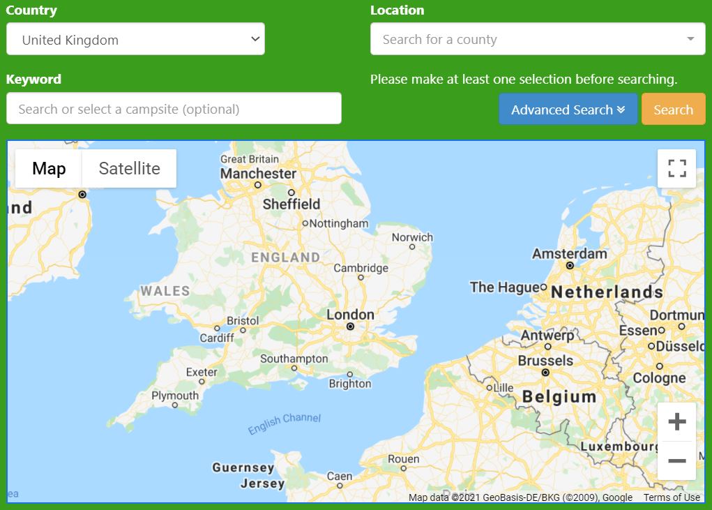 Campsite Finder