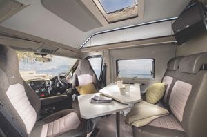 Inside the Adria Twin Plus 600 SPB