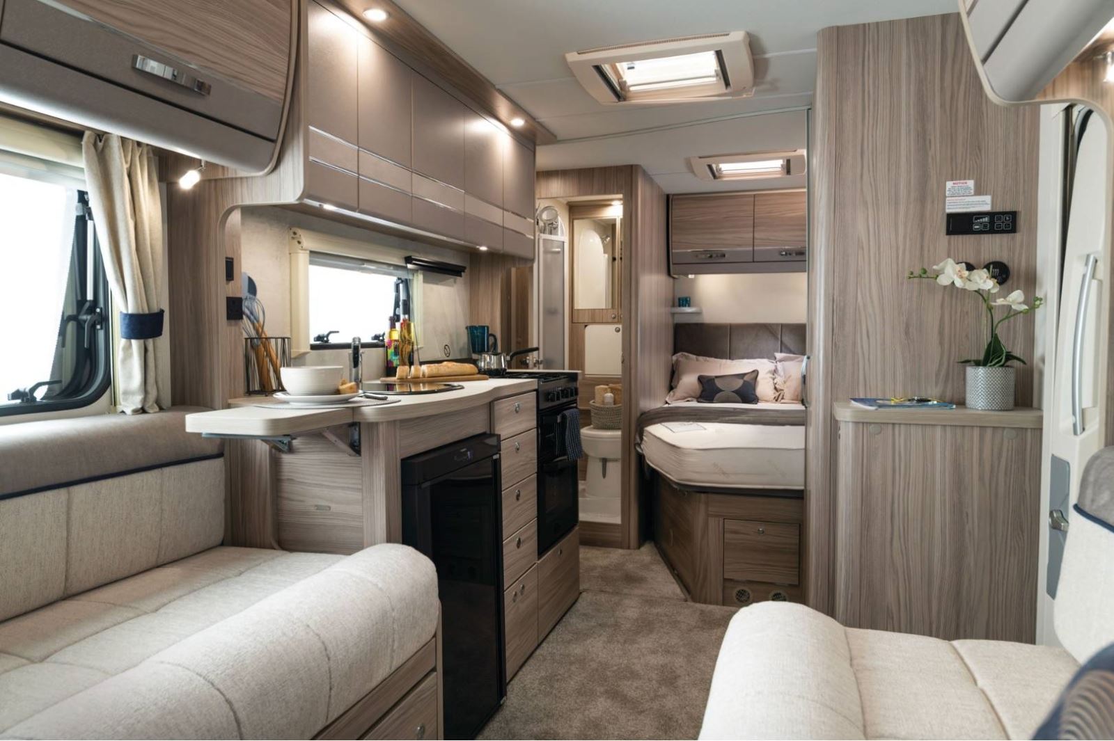 Not as widely seen as they once were, French bed layouts can still be found in British ranges such as this Elddis Autoquest Inside the Elddis Autoquest