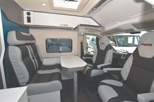 Pilote Van V600G Motorhome Interior with Bed Layout Pilote Van V600G Motorhome Interior with Bed Layout