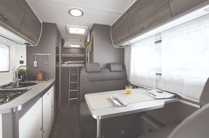 Etrusco A7300 Motorhome Interior with Bed Layout Etrusco A7300 Motorhome Interior with Bed Layout