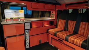 Le Mans Camper King conversion interior