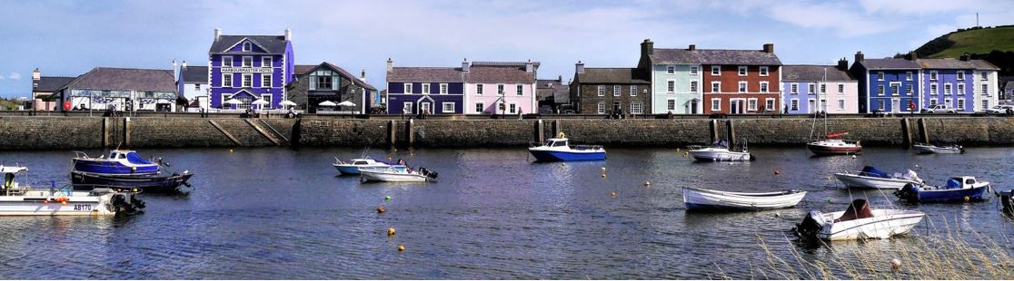 Aberaeron town - wales