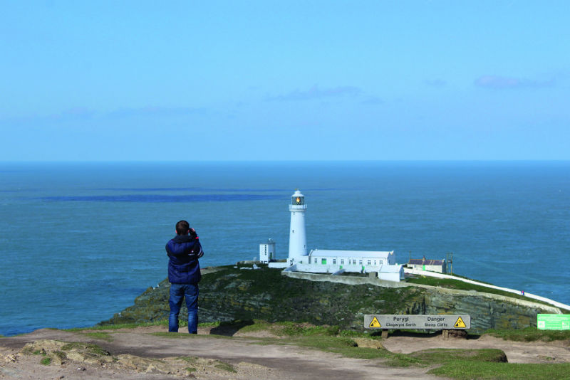 stack lighthouse anglesey north wales snowdonia