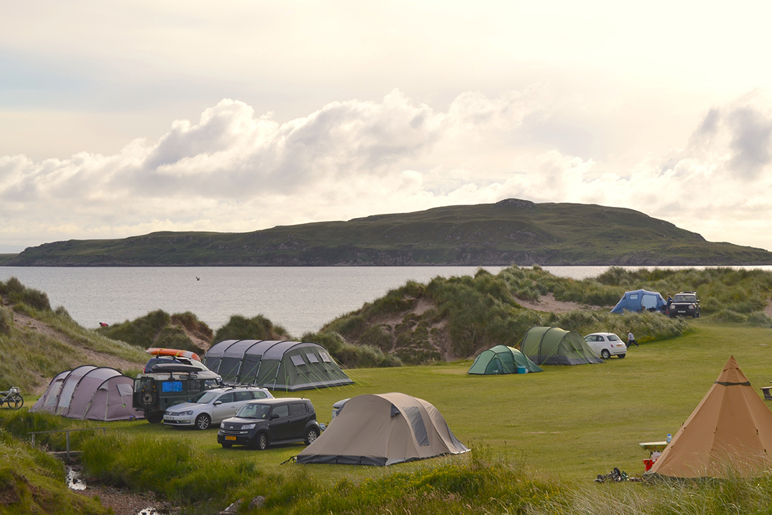 sands campsite scotland