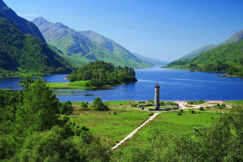 Glenfinnan monument scotland harry potter