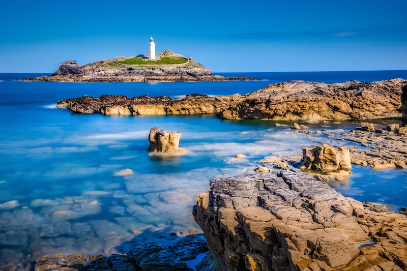 Godrevy lighthouse st ives cornwall