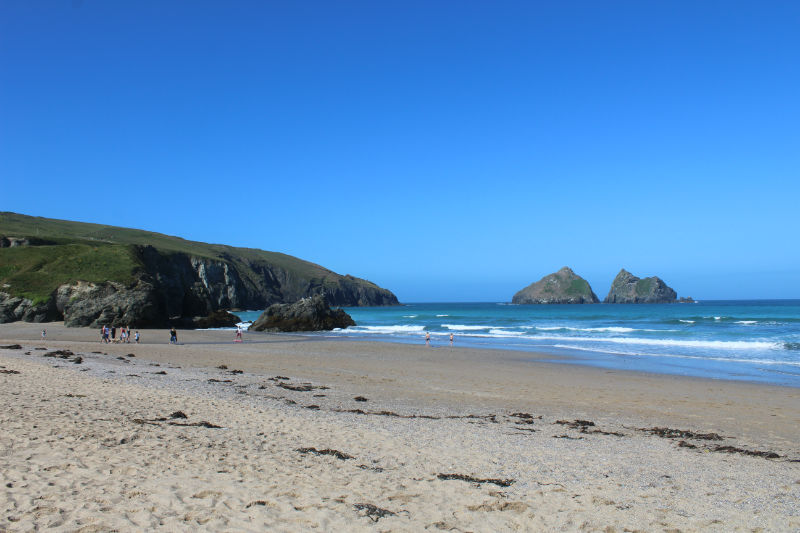 holywell bay north cornwall
