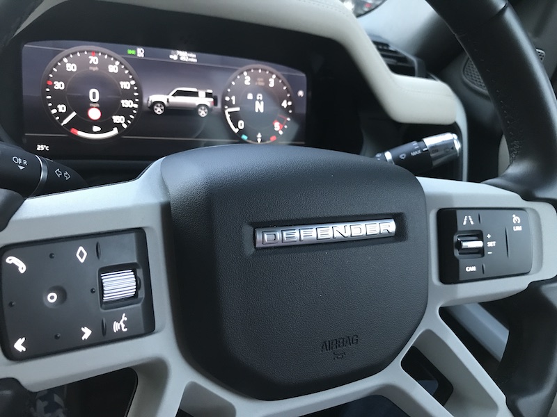 Land Rover Defender driver console Land Rover Defender driver console