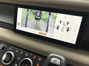 Land Rover Defender infotainment screen Land Rover Defender infotainment screen