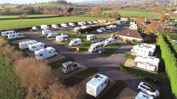 Overview of the park (photo courtesy of Wells Touring Park) Overview of the park (photo courtesy of Wells Touring Park)