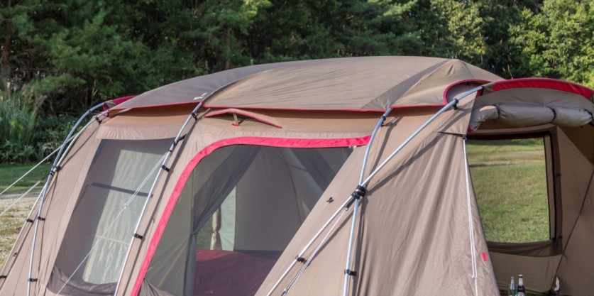 Snow Peak Landlock pitched
