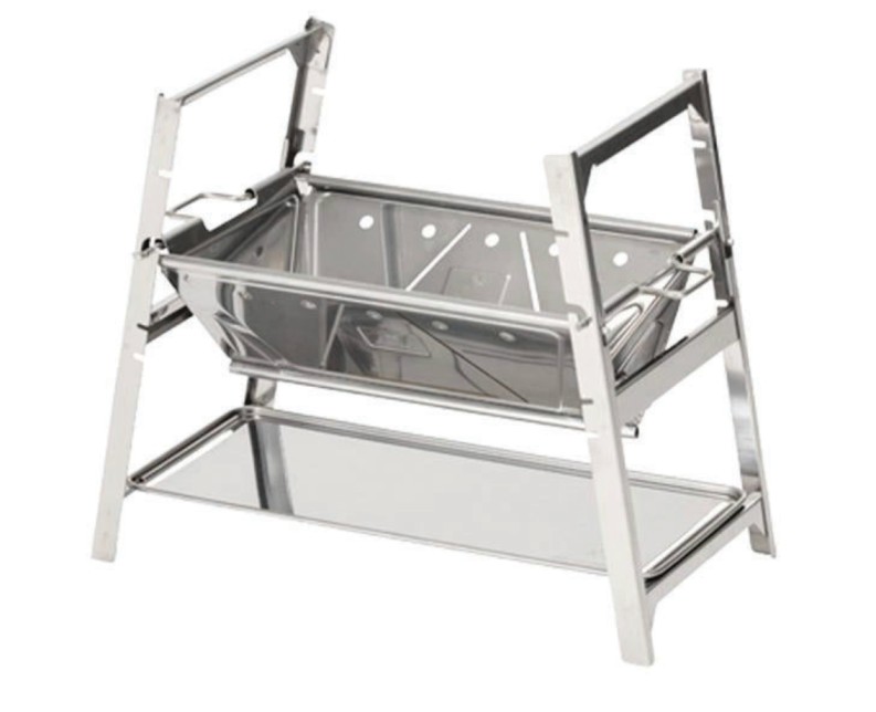 The stand of the Takibi Solo Fireplace