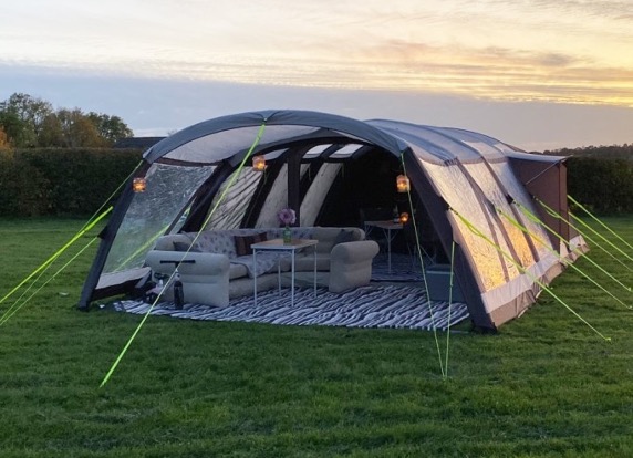 The front of the Khyam AirTek 8 Pro