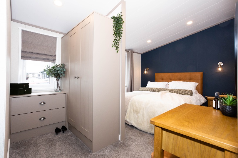 The bedroom inside the Parkview holiday home The bedroom inside the Parkview holiday home
