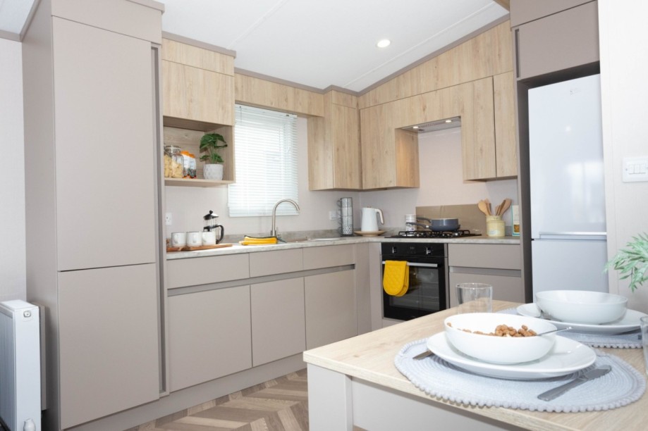 The kitchen inside the Baywood holiday home The kitchen inside the Baywood holiday home