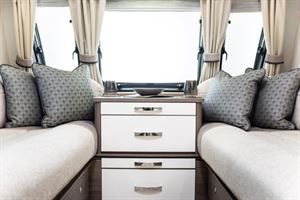 The lounge inside the Cruiser (photo courtesy of Buccaneer)