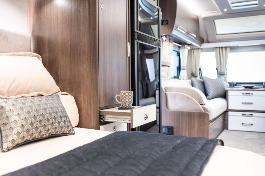 The bed onboard the Cruiser