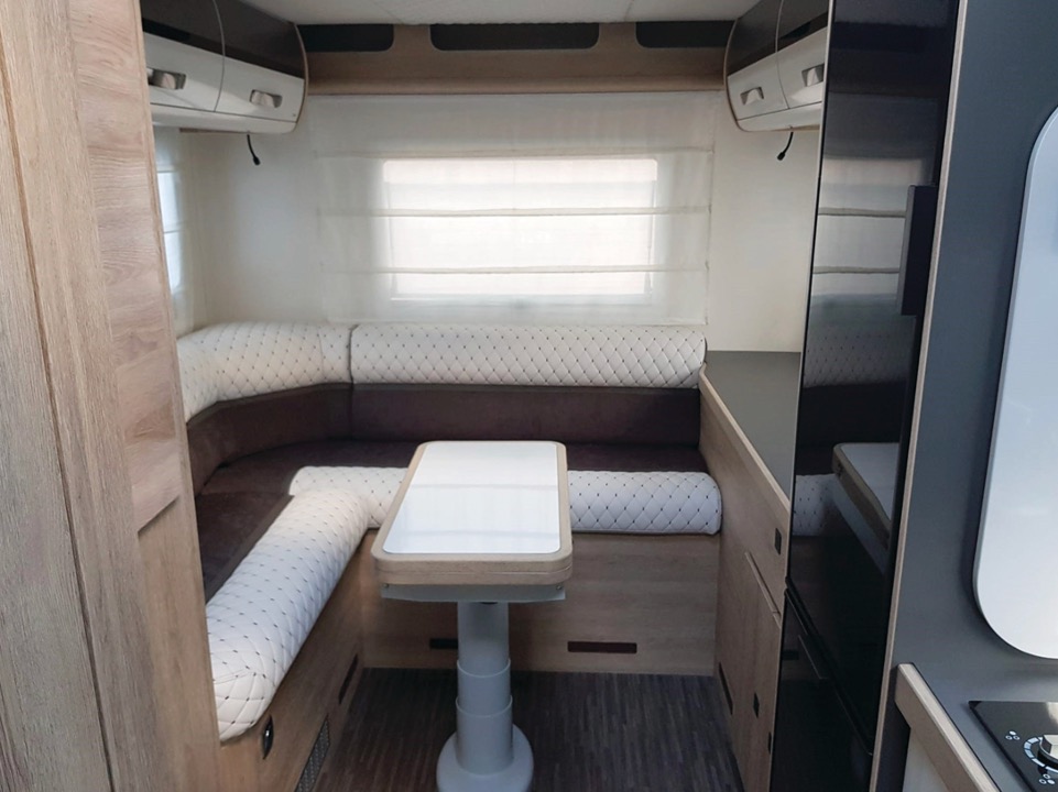 The lounge inside the Kea 80 Tekno Line